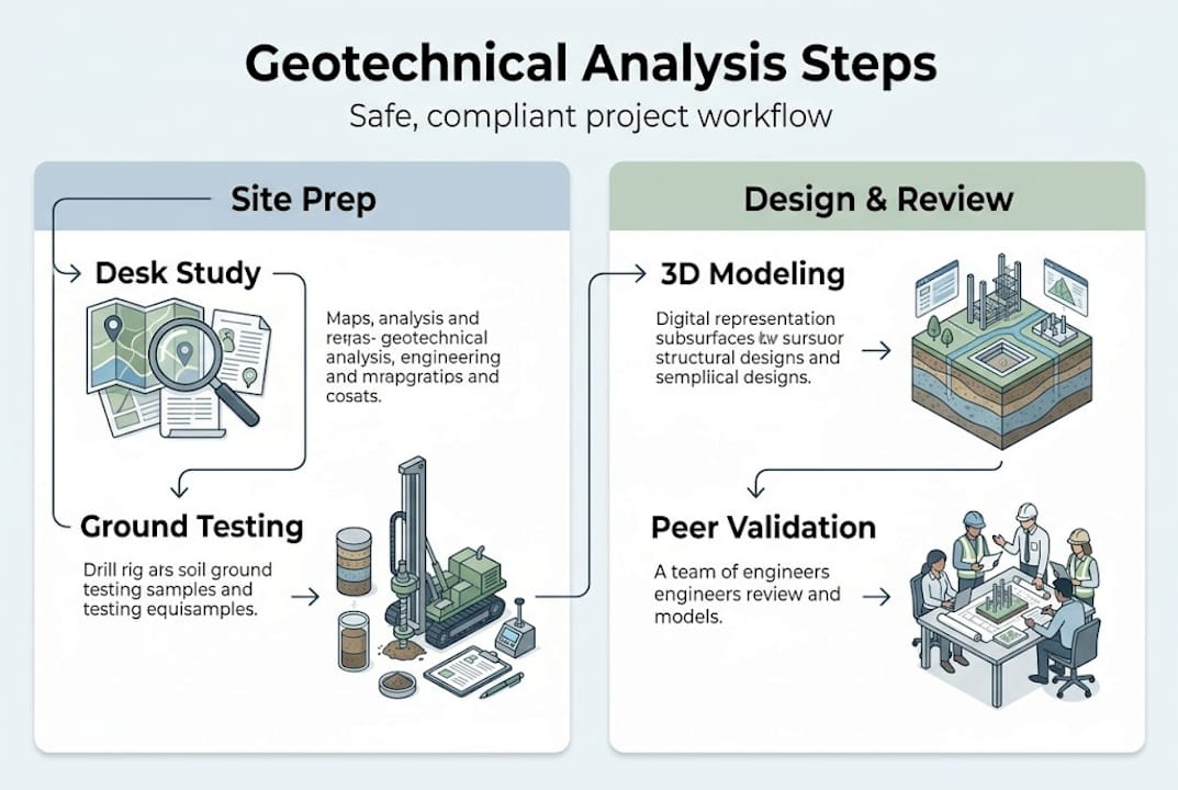 Geotechnical analysis guide: Steps for safe, compliant projects