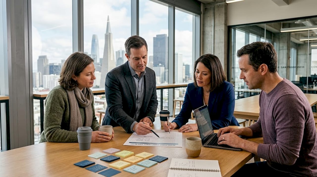 Architects reviewing Singapore compliance checklist