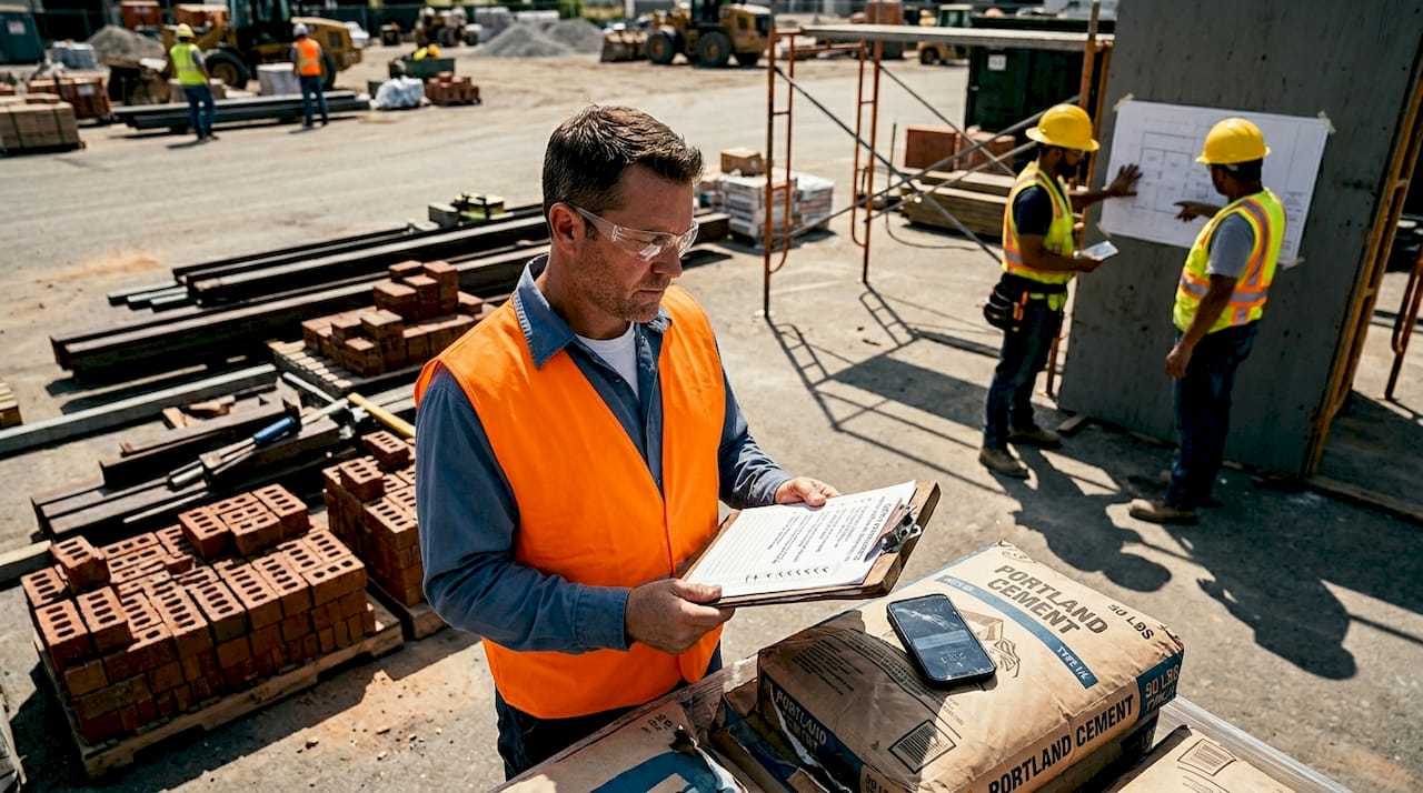 Understanding Building Codes in Singapore: 2026 Guide Project manager checking code paperwork on site