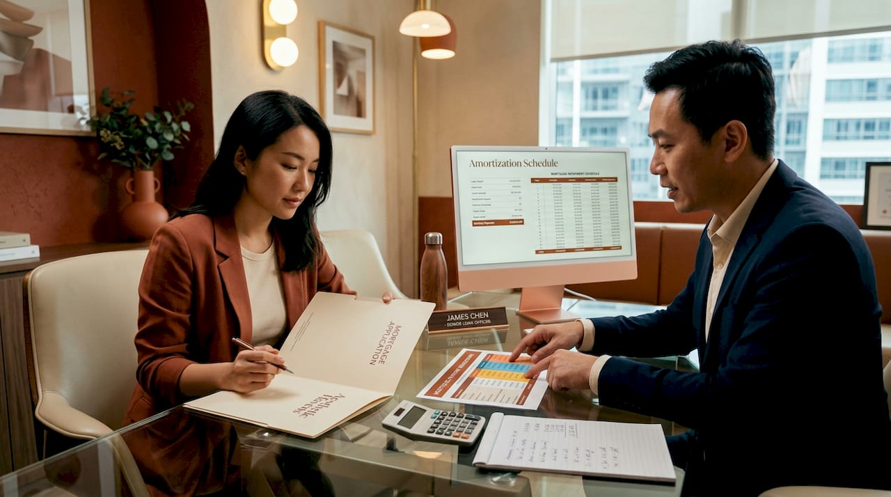 Consulting loan officer about international mortgage