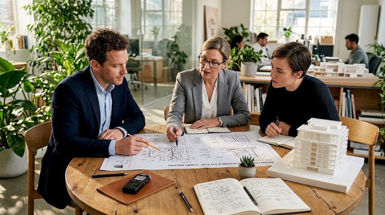 Advantages of M&E Consultancy for Construction Projects Team collaborating on integrated ME design