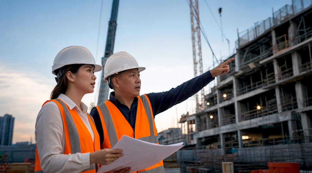 Qualified Person supervising active construction site