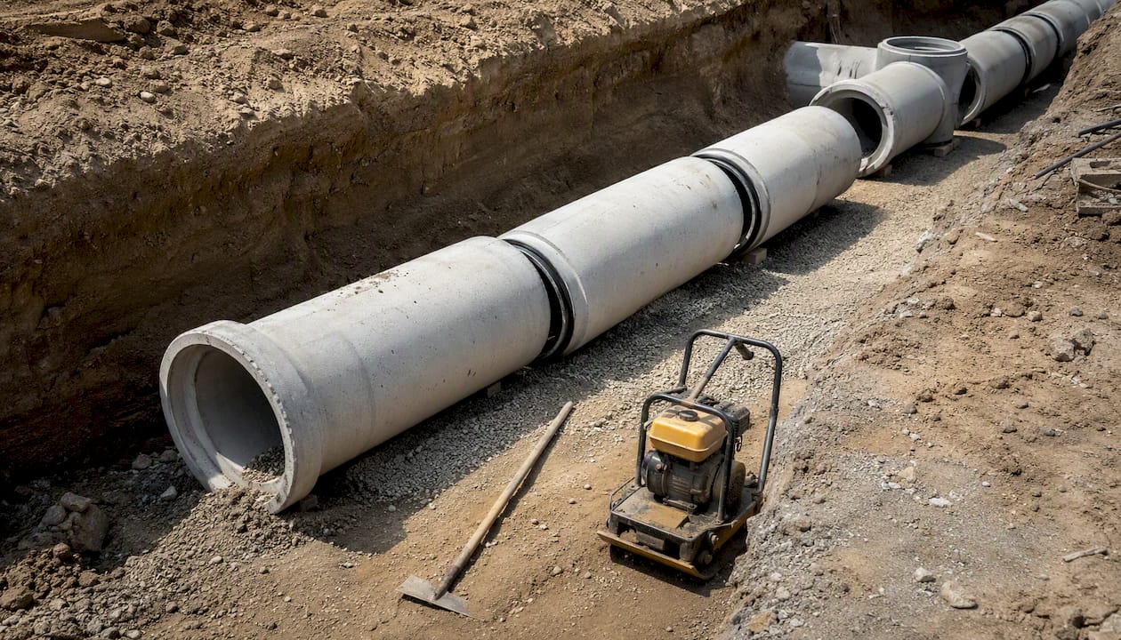 LTA Civil Works Specifications: A Singapore QP's Guide Underground drainage pipe trench construction
