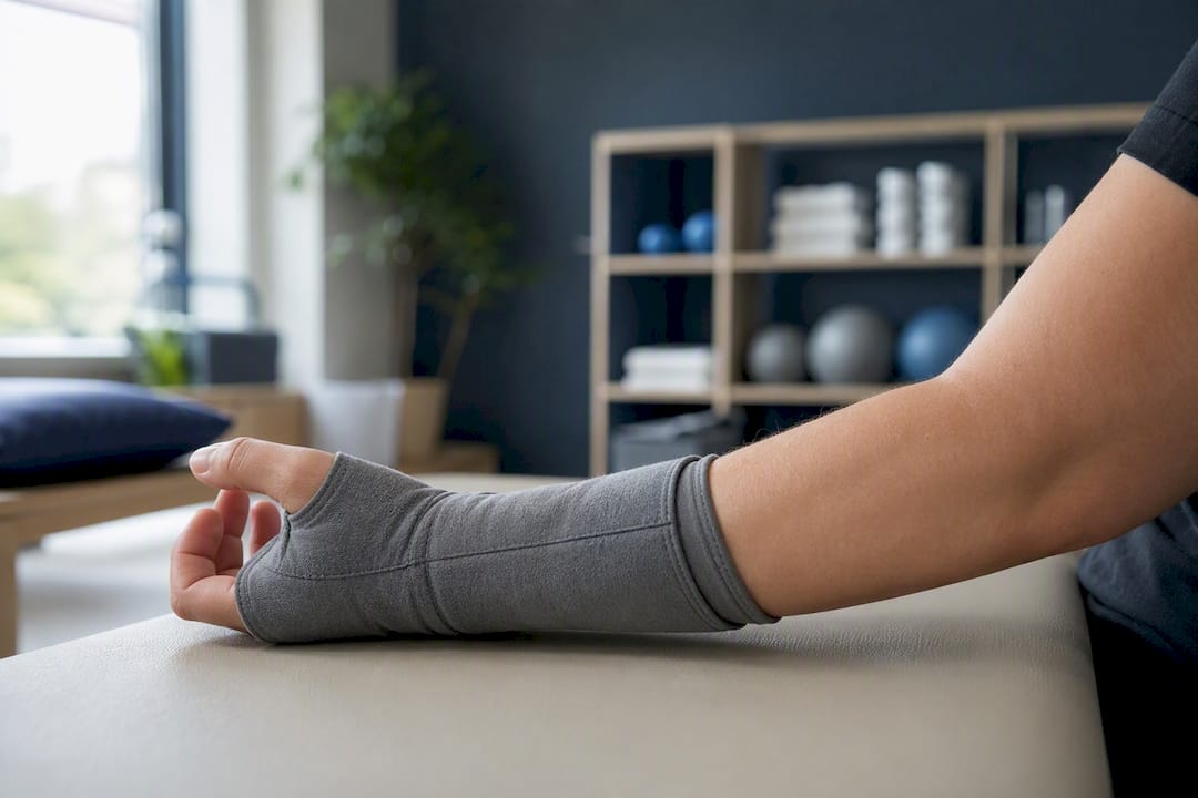 Wrist wearing splint for nerve compression