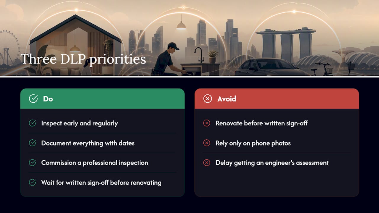 Aman's Perspective: Three Priorities During the DLP — overview diagram
