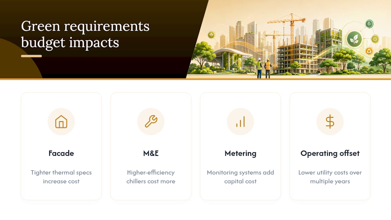 How Much Do Green Building Requirements Add to a Singapore Construction Budget? — overview diagram