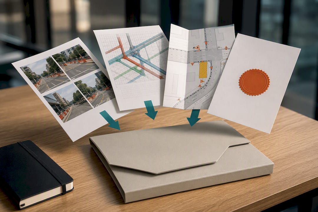 Cut LTA Approval Time: Road Opening Permit Checklist for Singapore Illustration of construction permit submission pack