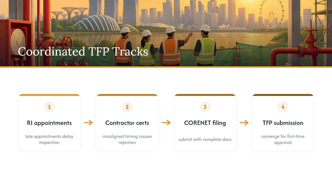 Coordinated TFP submission workflow