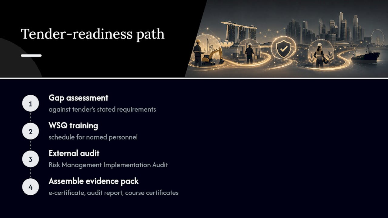 Four-step construction tender readiness process