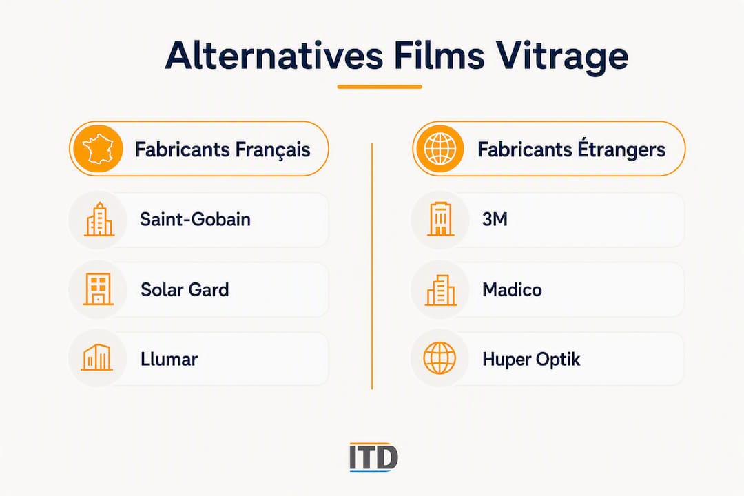 Infographie : quelles solutions pour remplacer les films pour vitrages ?