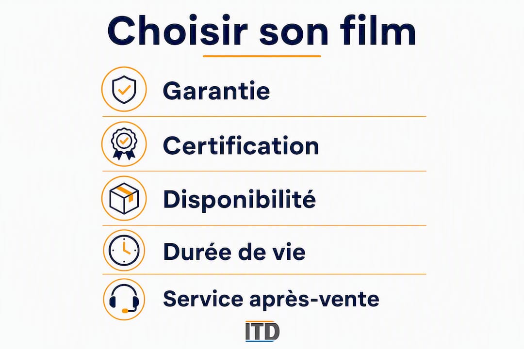 Infographie : comment sélectionner un film de vitrage fiable
