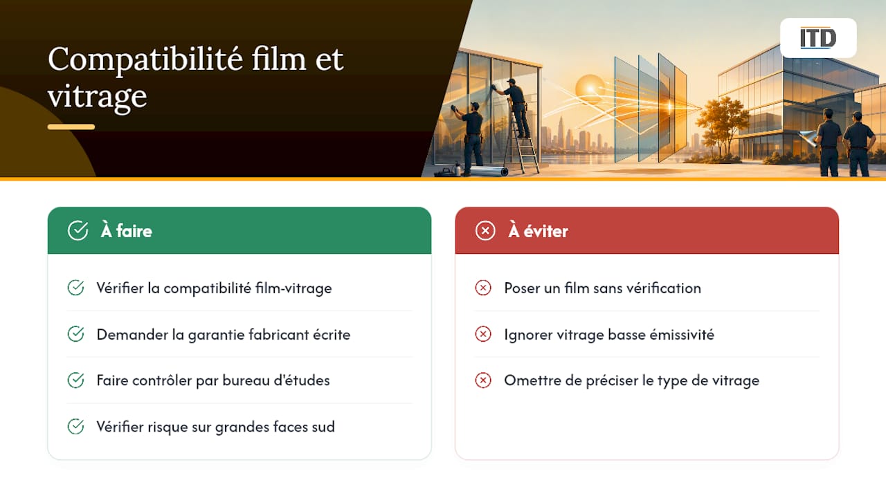 Un film solaire s'adapte-t-il à tous les types de vitrages ? — overview diagram