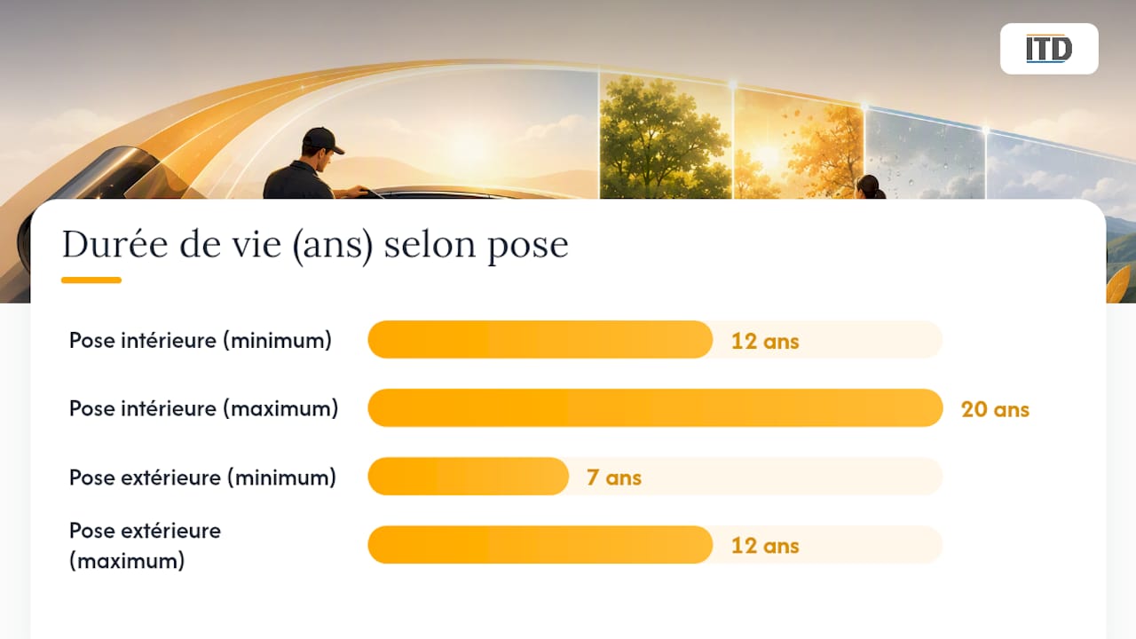 Pose intérieure vs pose extérieure : impact sur la longévité — overview diagram