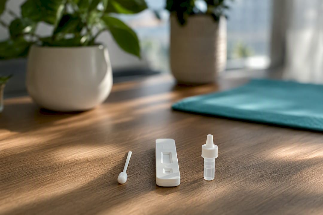 Oral fluid hepatitis C self-test kit components