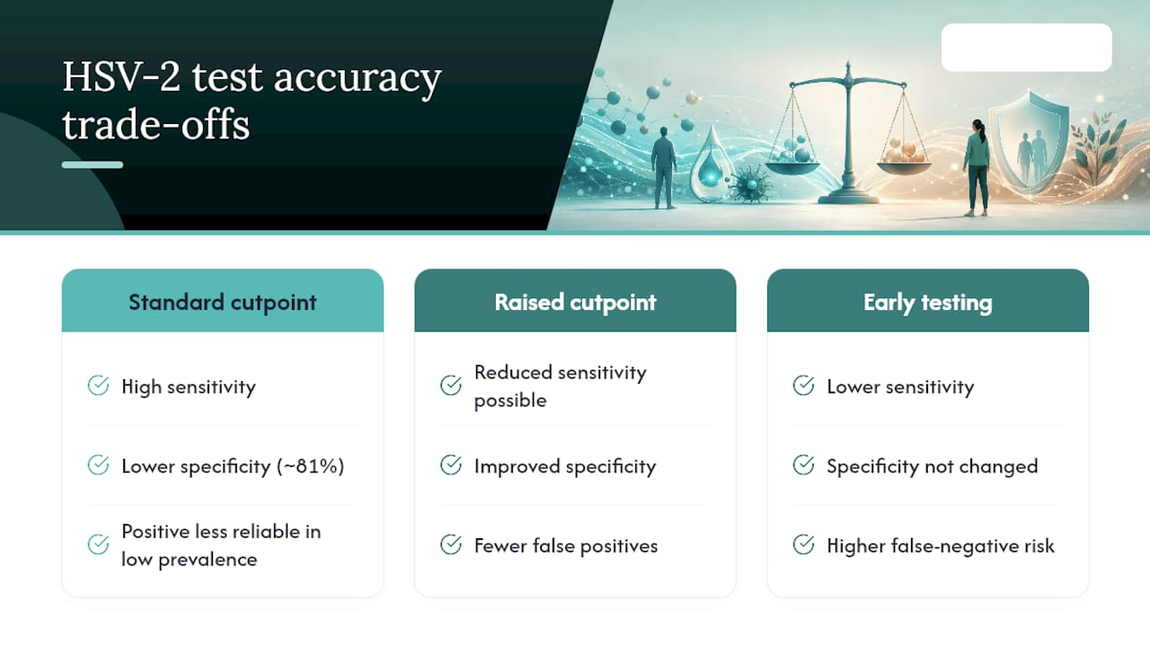 How accurate are HSV-2 tests really? — overview diagram