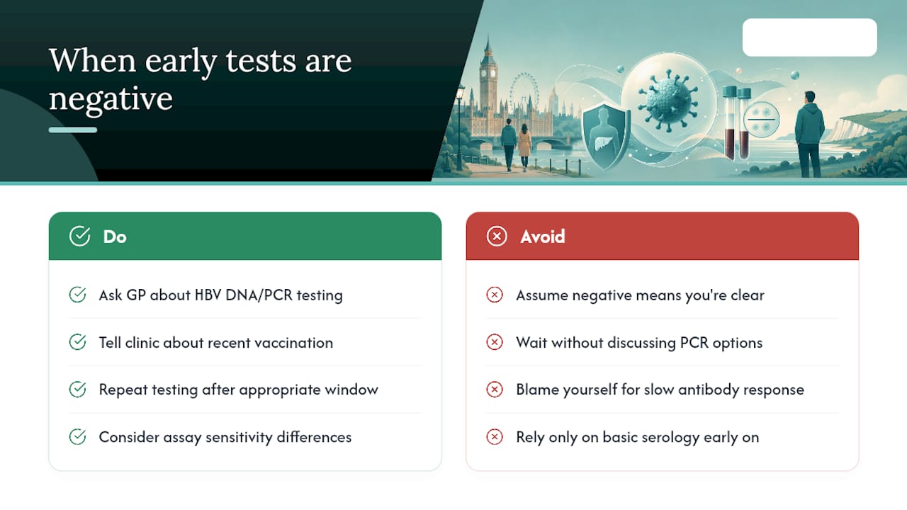 Why tests can come back negative too early — overview diagram