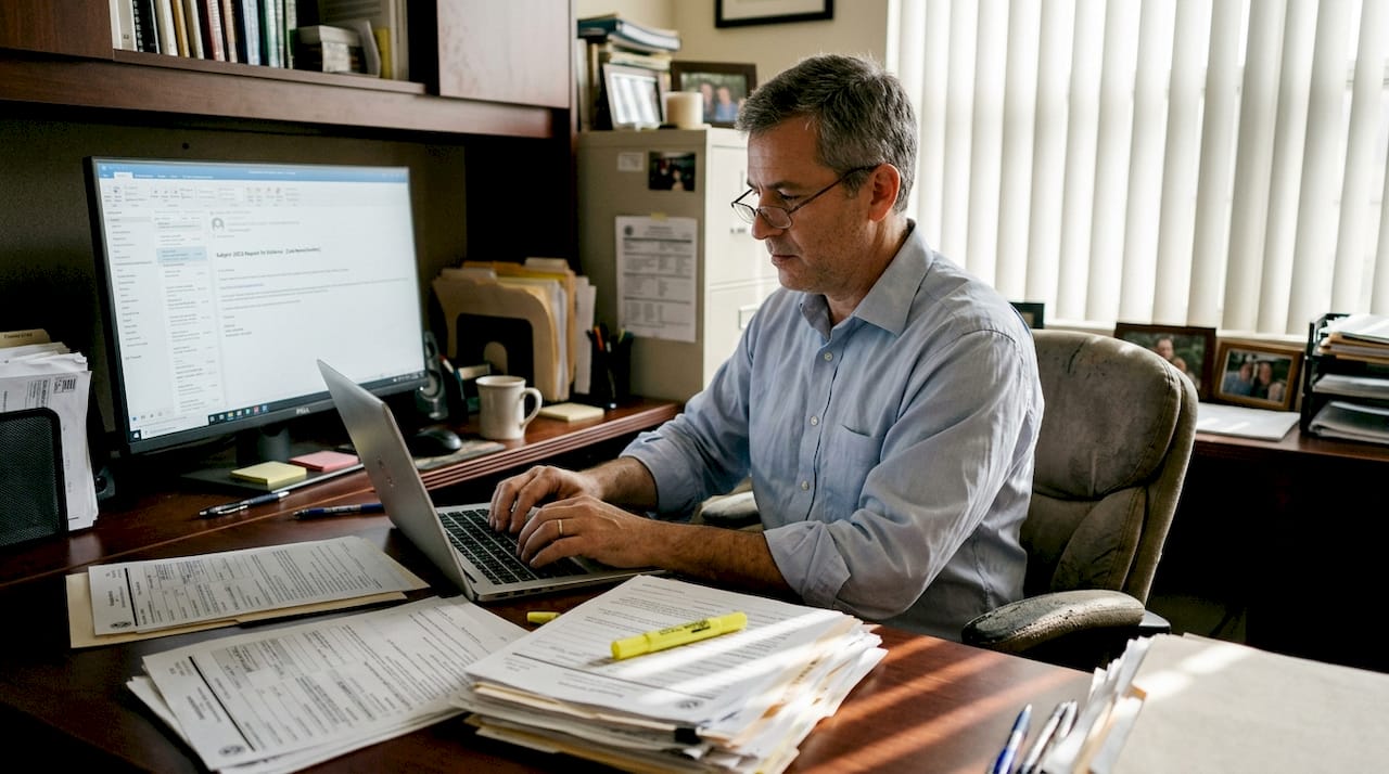 Attorney prepares USCIS RFE response