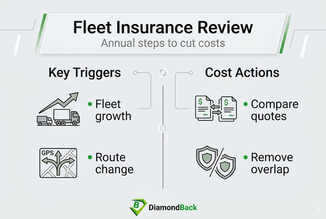 Infographic step-by-step insurance review process