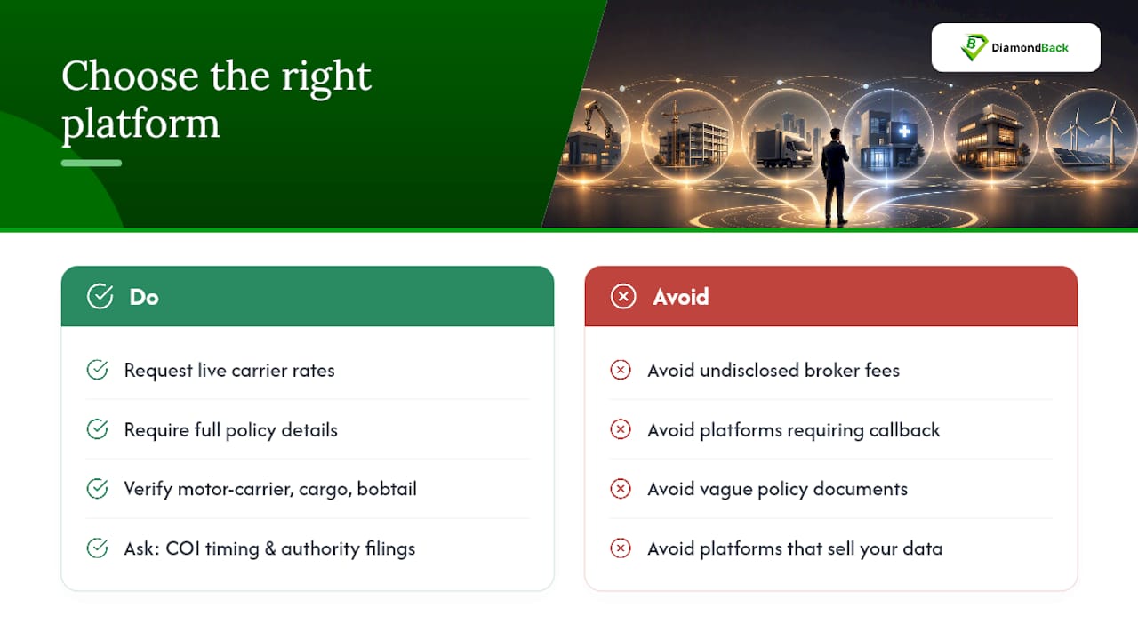 How to choose the right platform for your coverage needs — overview diagram