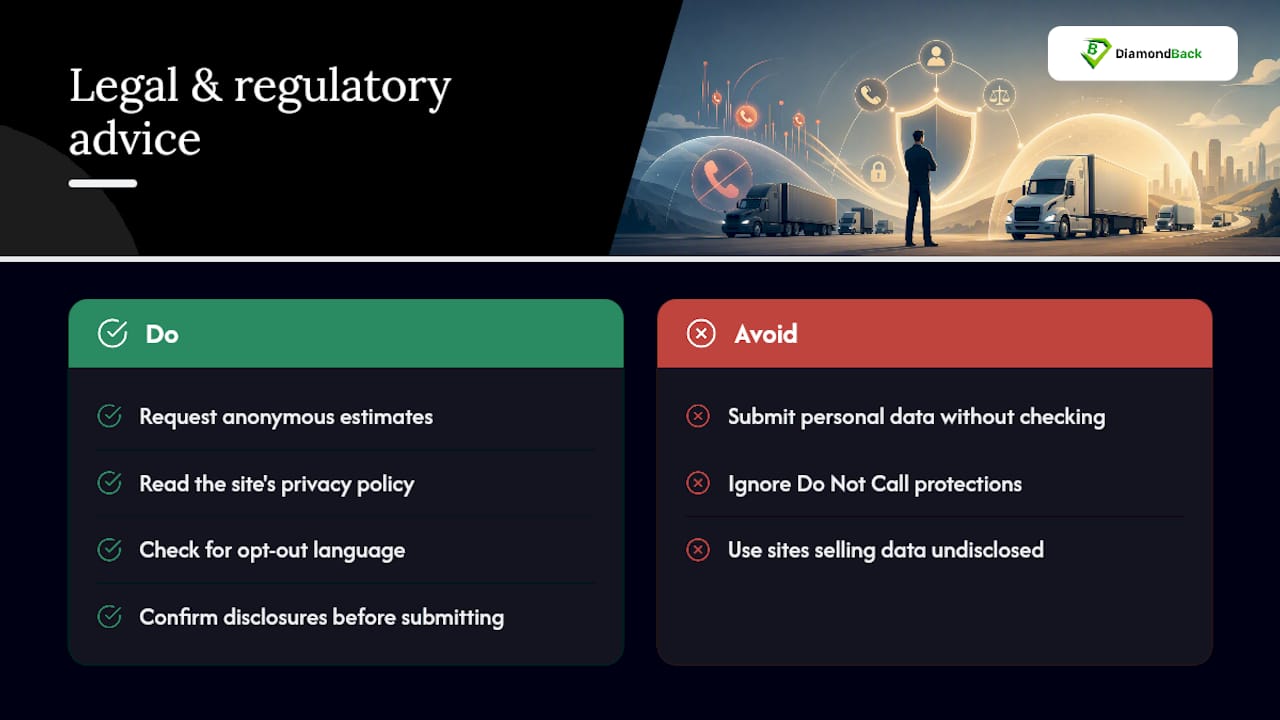 Legal and Regulatory Considerations for Anonymous Insurance Quotes — overview diagram