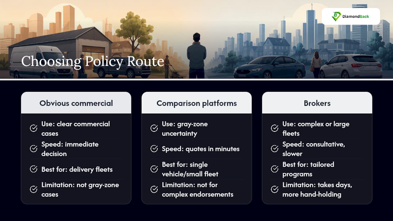 A Publisher's View on Choosing Between Policies — overview diagram
