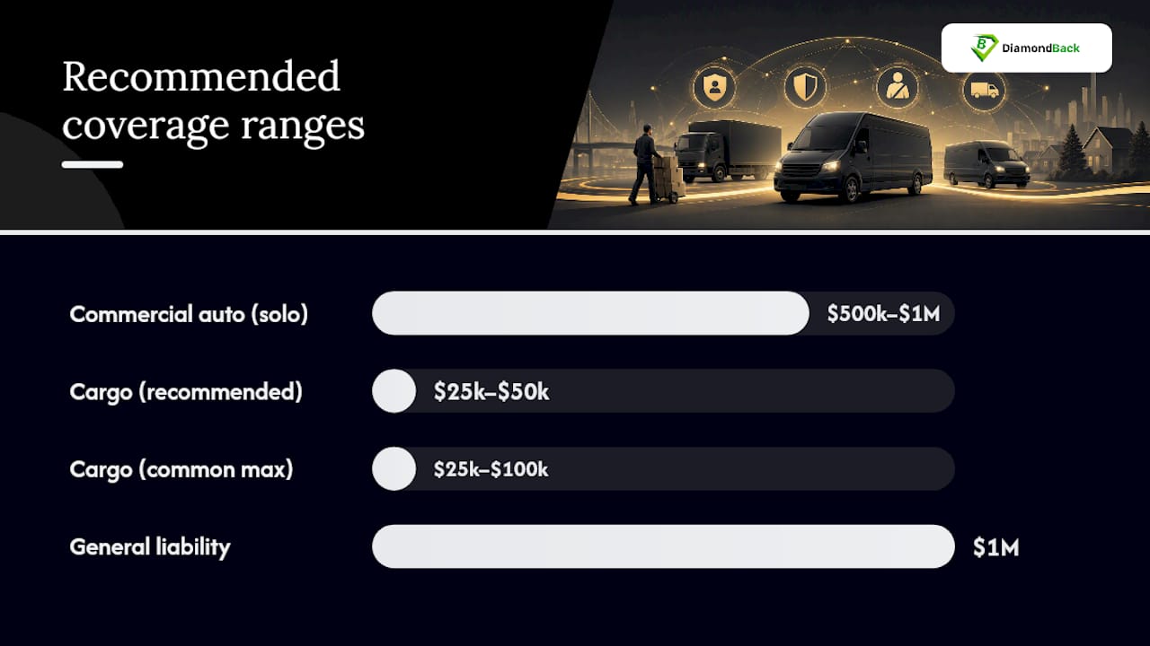 Recommended courier insurance coverage limits