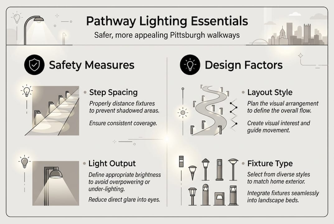 Infographic explains pathway lighting essentials