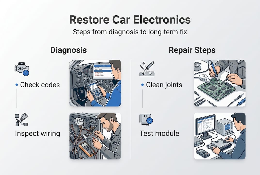 Restore automotive electronics: a complete how-to guide