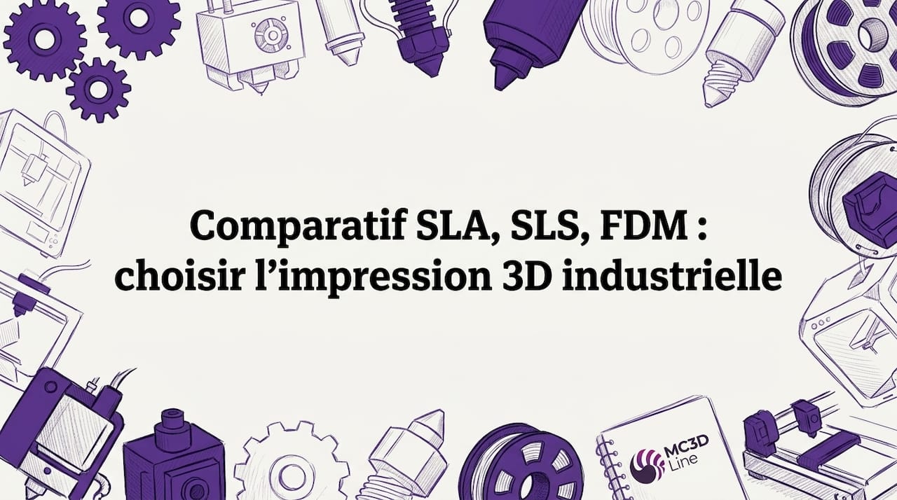 Comparatif SLA, SLS, FDM : choisir l'impression 3D industrielle 1 comparatif SLA SLS FDM