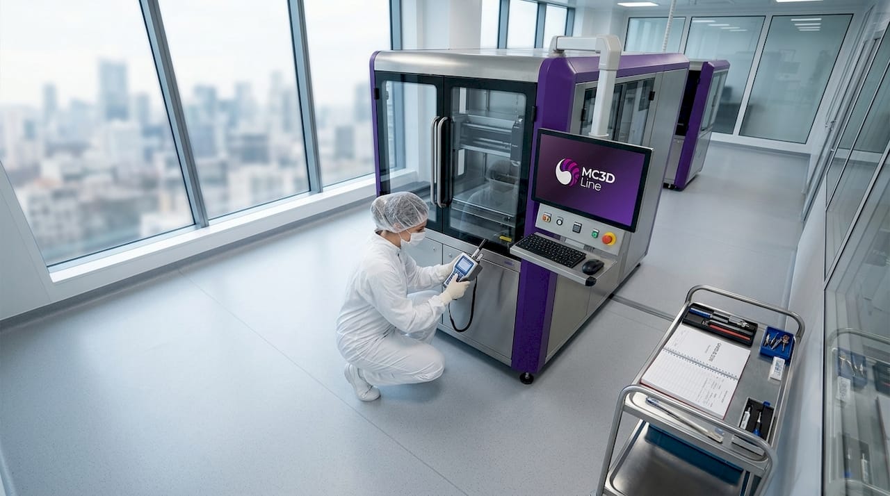 Maîtrise de la contamination particulaire en salle blanche dédiée à la fabrication additive