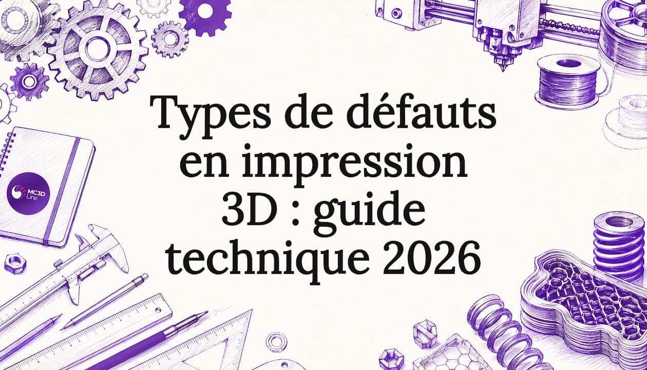 Types de défauts en impression 3D : guide technique 2026