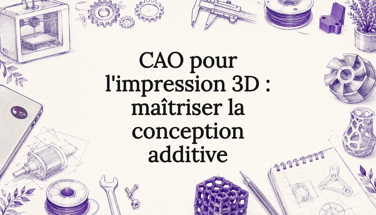 CAO pour l'impression 3D : maîtriser la conception additive