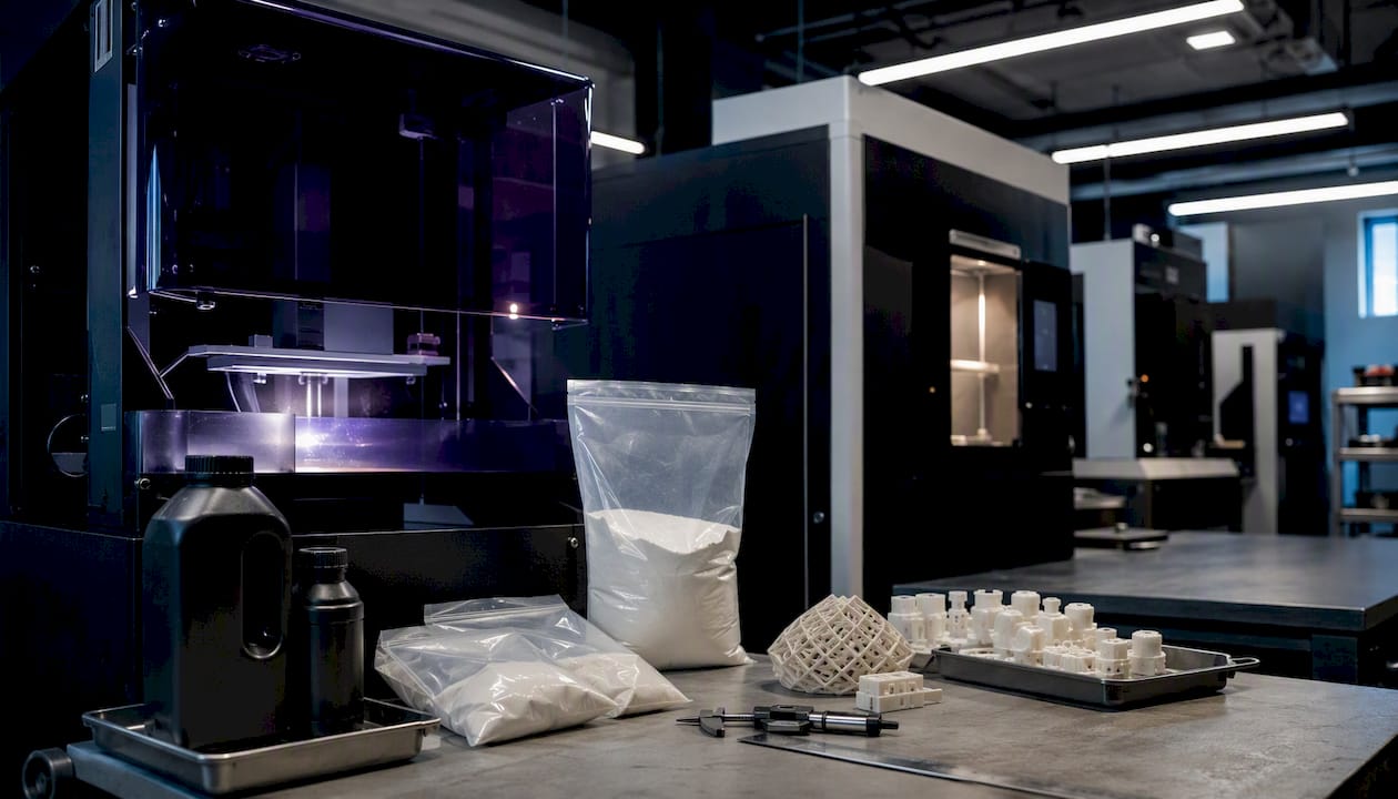 Imprimantes 3D SLA et SLS en pleine utilisation