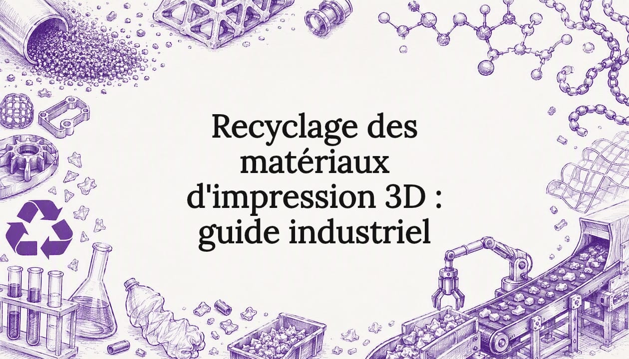 Recyclage des matériaux d'impression 3D : guide industriel