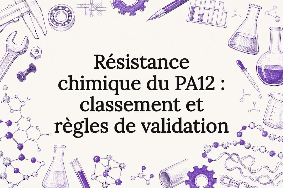 Résistance chimique du PA12 : classement et règles de validation