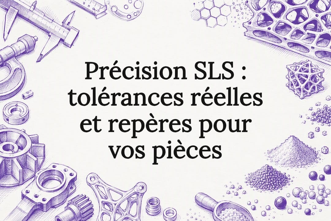 Cartouche décorative pour la précision en fabrication additive