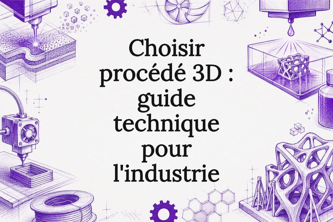 Choisir procédé 3D : guide technique pour l'industrie
