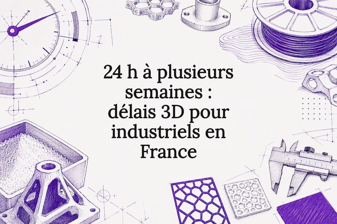 Représentation technique des temps d’impression 3D