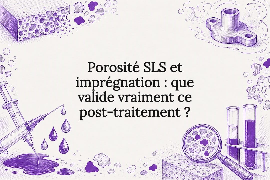 Carte de porosité pour SLS et imprégnation