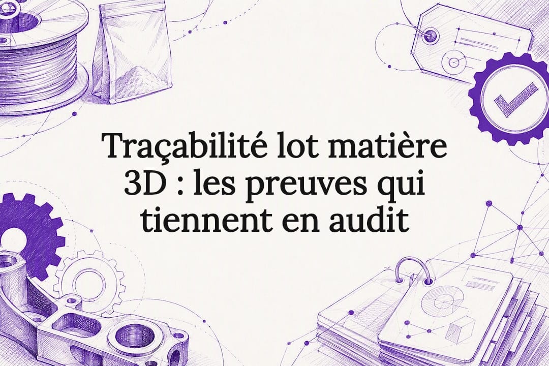 Illustration de la traçabilité des matières industrielles