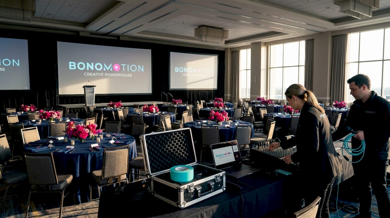 Must-Have Event Video Shots For Planners In 2026 1 Wide establishing shot of event venue interior
