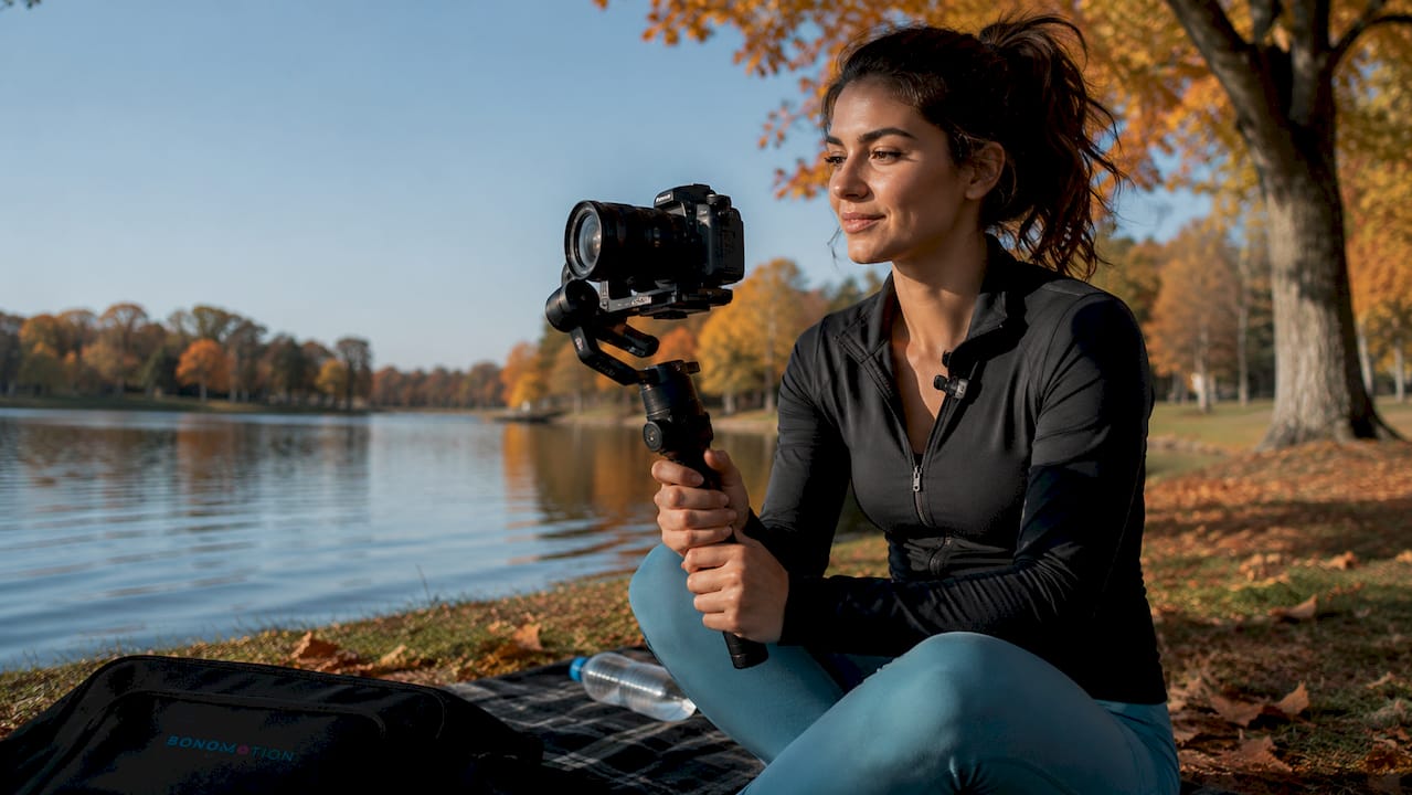 What Is A Branded Lifestyle Video? A 2026 Guide 1 Creator filming branded lifestyle content outdoors