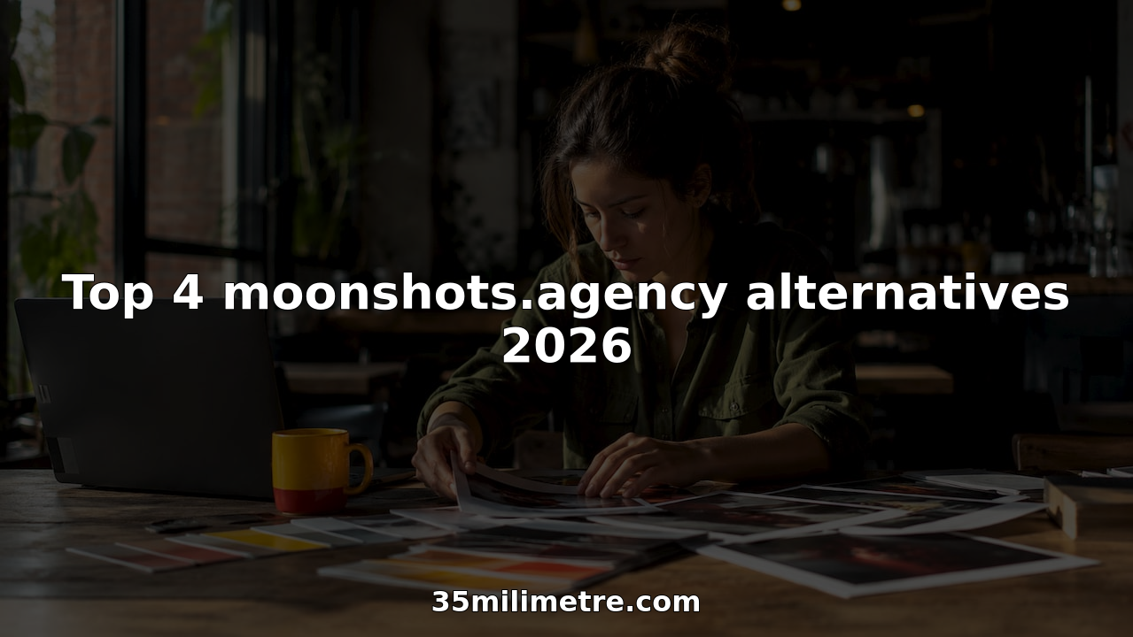 Creative professional reviewing post-production portfolios