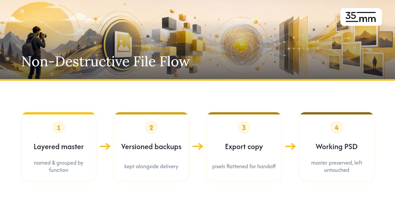 How 35milimetre Structures Its Own Non-Destructive Files — overview diagram