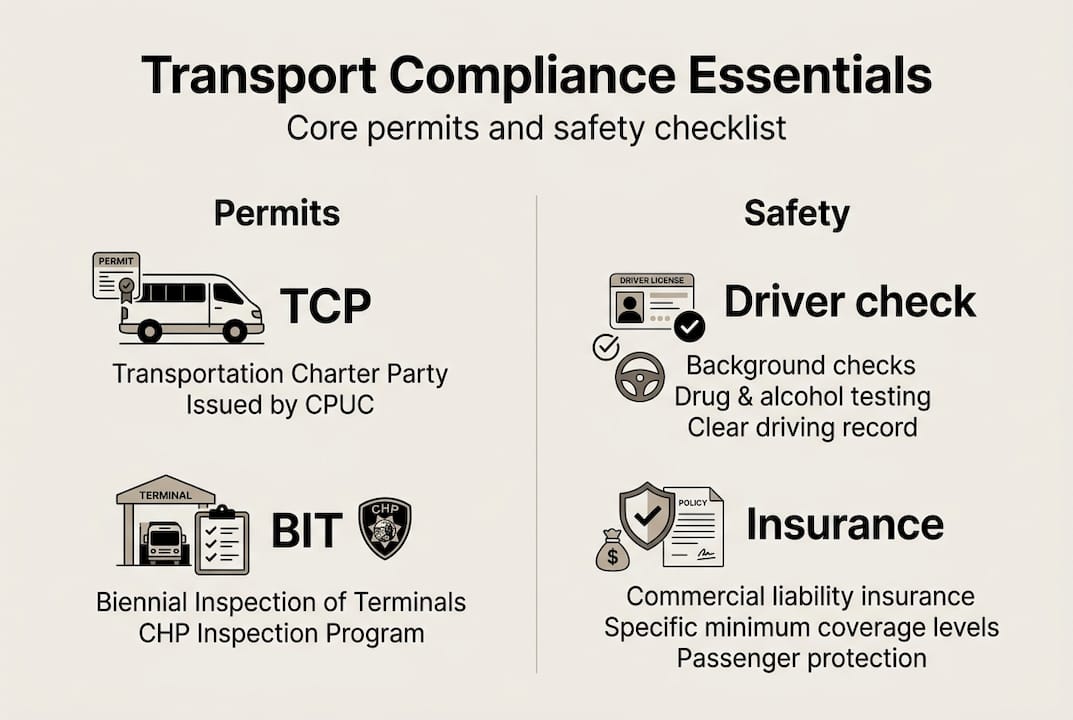 Infographic covers permits and safety essentials