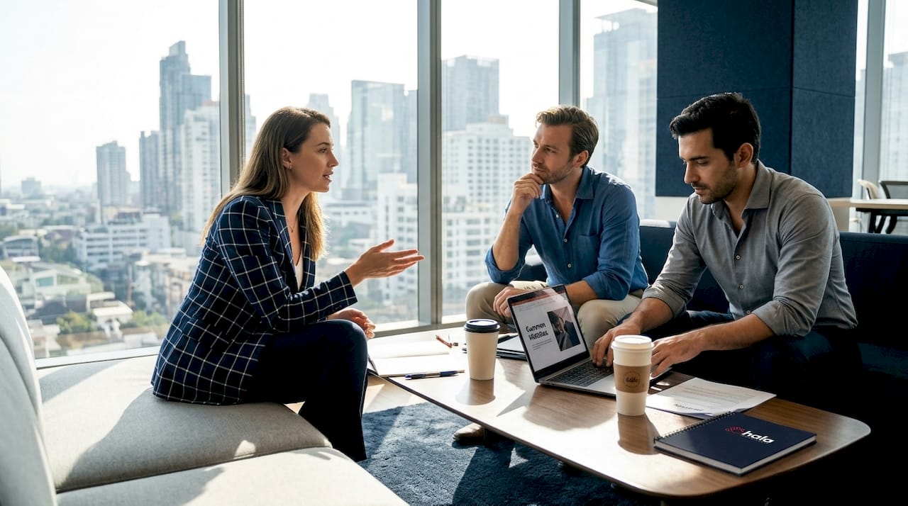 Team discusses common SME marketing mistakes