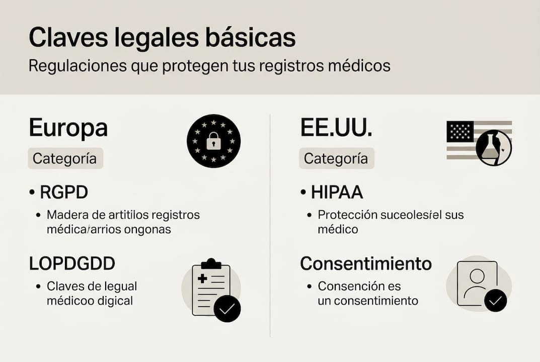Guía visual sobre la regulación de los datos médicos digitales