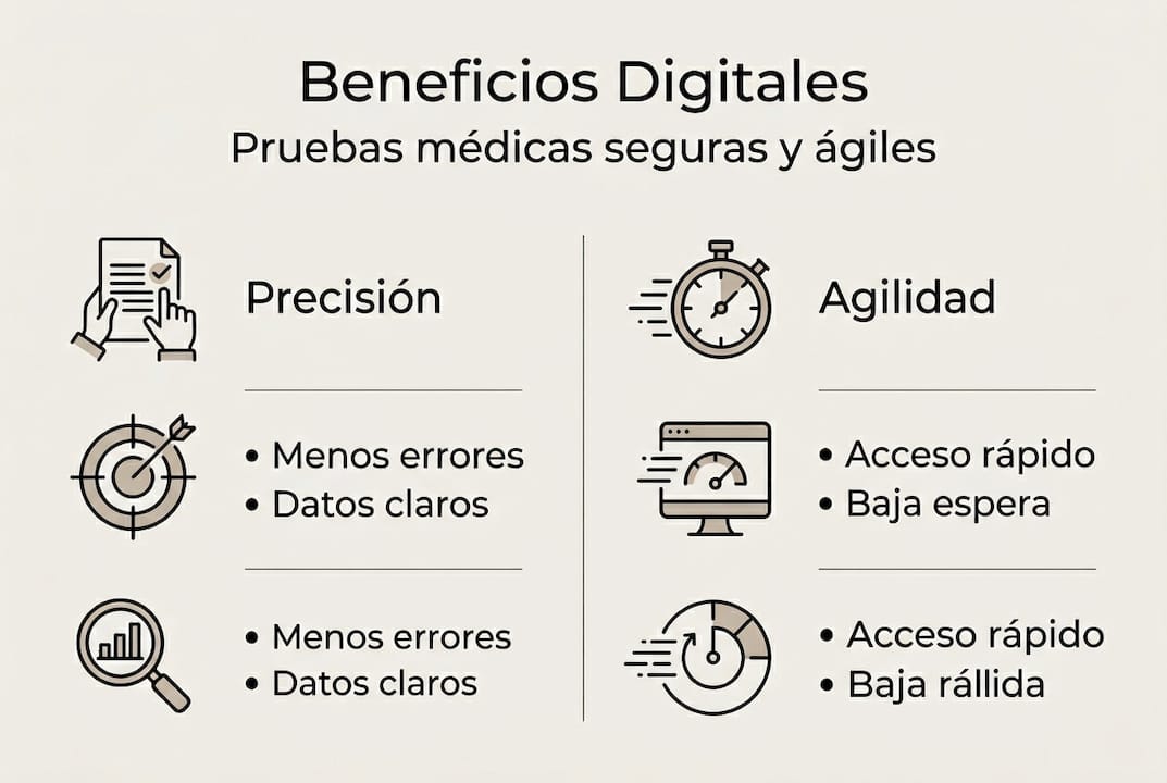 Infografía: Ventajas de la digitalización en la gestión médica