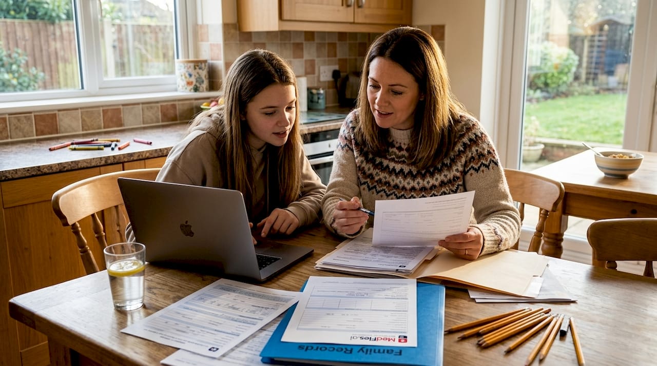 How to organize medical records for secure family access