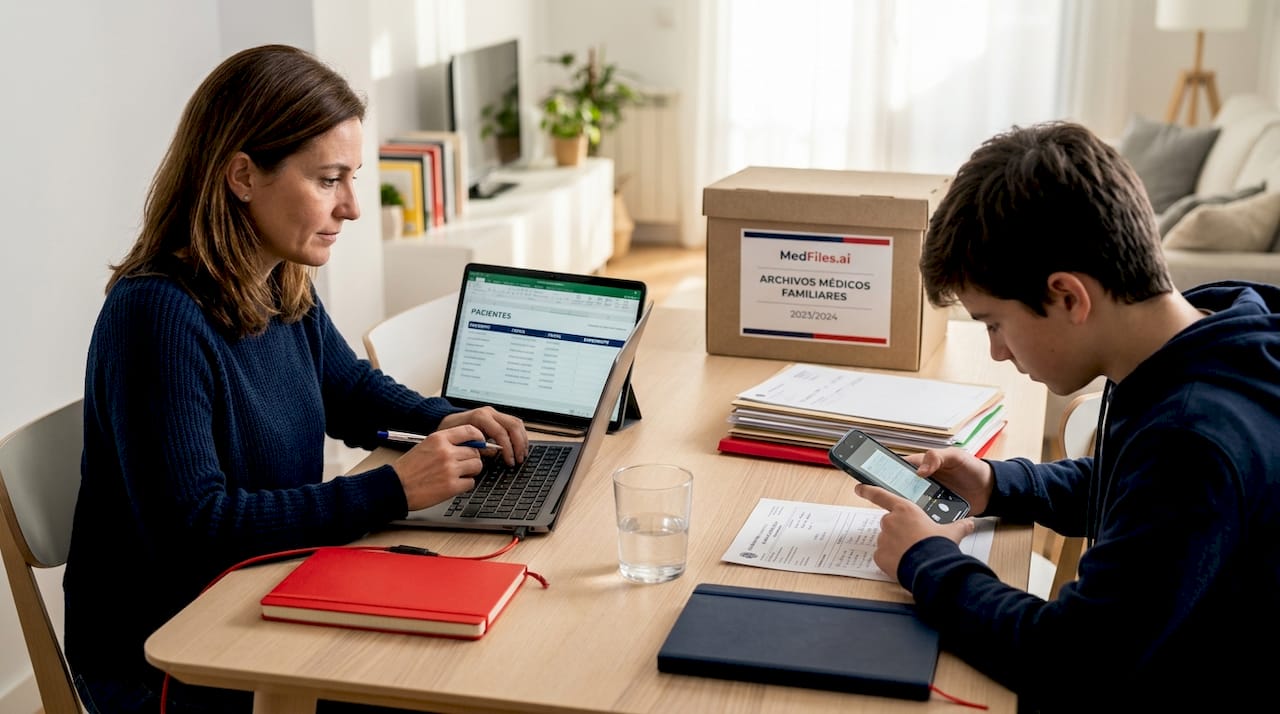 Organiza tus registros médicos digitales: guía para familias